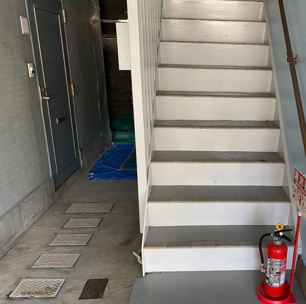 屋根塗装工事before